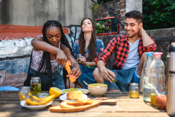 istock Lunch Break in Corner of Rooftop Garden 1280511941