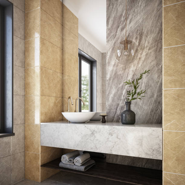 istock Modern Bathroom Interior stock photo 1280517663