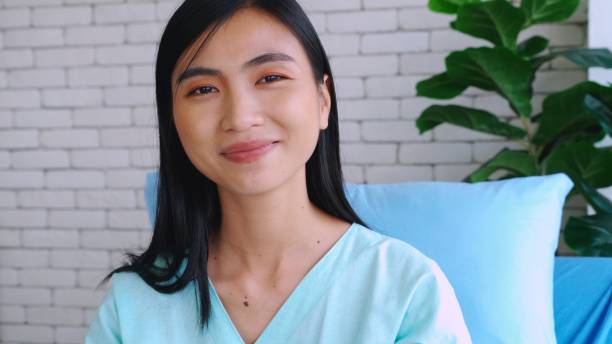 istock Happy patient getting well improvement at hospital 1280517664