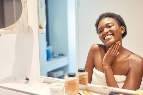 istock My skin feels healthier & more balanced 1280518539