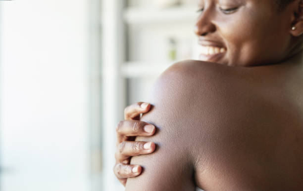 istock My skin feels super soft 1280518558