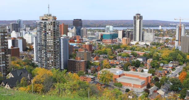 istock Aerial of Hamilton, Canada in the fall 1280518764