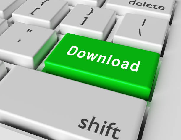 istock Download concept. Word Download on button of computer keyboard 1280521772