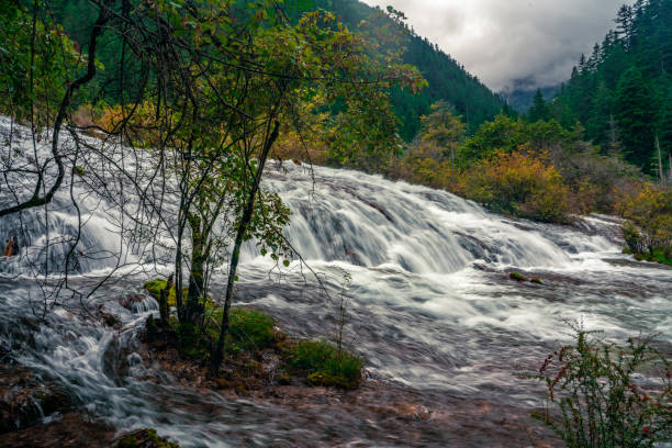 istock Waterfalls in Jiuzhai valley 1280523376