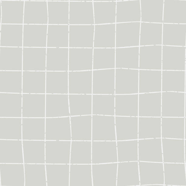 Irregular grid line vector seamless pattern background. Notebook graph paper style hand drawn linear criss cross design. Beige brown backdrop. Abstract geometric mesh weave effect. All over print Irregular grid line vector seamless pattern background. Notebook graph paper style hand drawn linear criss cross design. Beige brown backdrop. Abstract geometric mesh weave effect. All over print. all over pattern stock illustrations