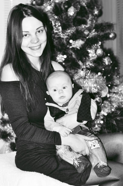 istock Mother and her son celebrate Christmas 1280528898