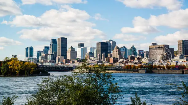 Photo of Panorama View of Montreal downtown from Jean drapeau park