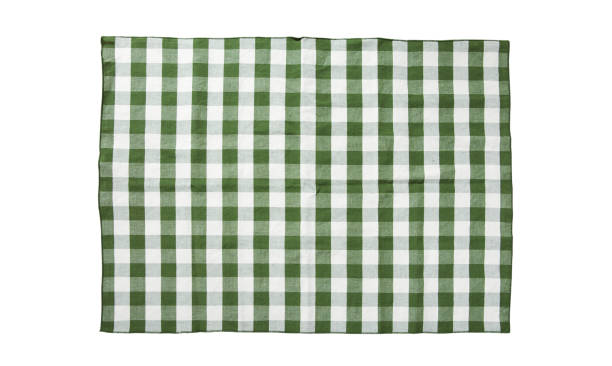istock Kitchen towel, napkin isolated. Top view mockup 1280533036