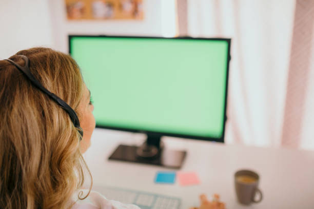 istock Young teacher works from home 1280536274