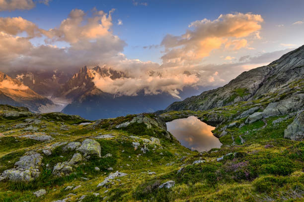 istock Lacs des Cheserys, Chesery lake - Mountain lakes Chamonix 1280538890