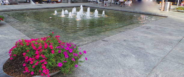 istock Fountain / urban scene / modern landscaping 1280539075