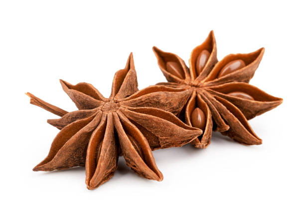 istock Star anise spice isolated on white background 1280539413