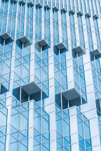 istock Architecture details Modern Building Glass facade Business background 1280543769