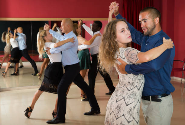 istock People dancing slow ballroom dances in pairs 1280546172