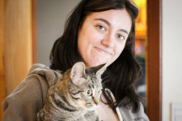 istock Teenager  and  her pet 1280550856