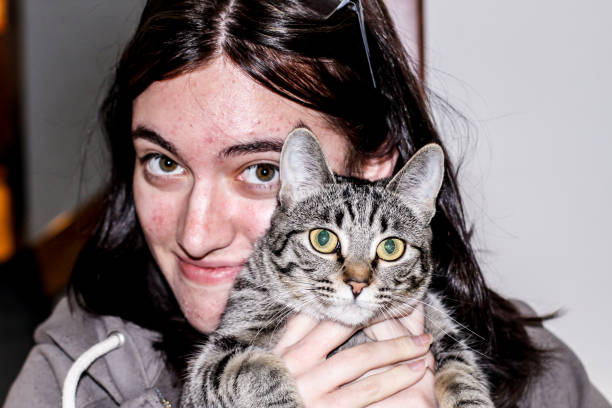 istock Teenager  and  her pet 1280550934