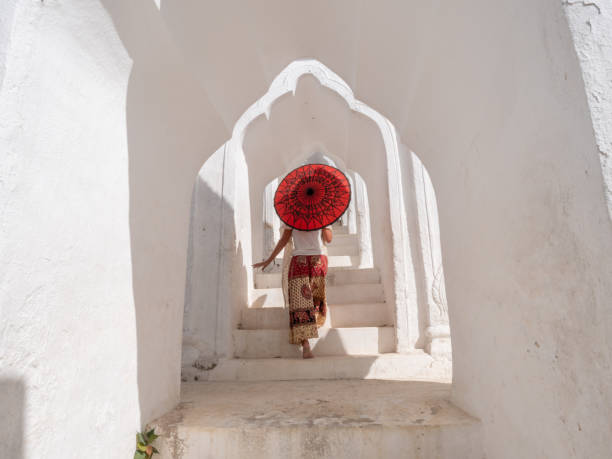 istock Woman exploring Mingun temple in Myanmar 1280557585