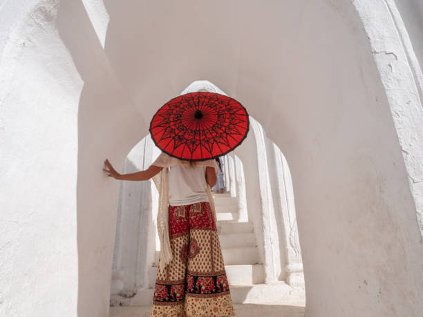 istock Woman exploring Mingun temple in Myanmar 1280557659