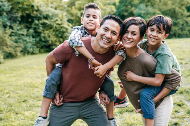 istock outdoor  family portrait of four 1280573473
