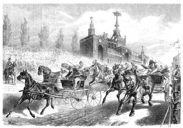 istock Chariot horse racing in Stuttgart Cannstatt Germany 1280574293