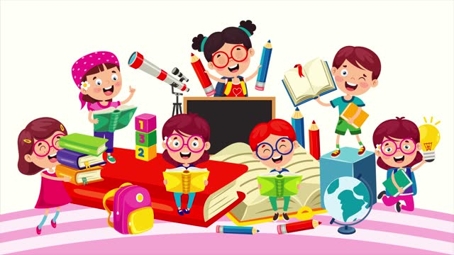2,398 Cartoon Kids Learning Stock Videos and Royalty-Free Footage - iStock
