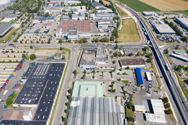 istock Industry and Highway, Aerial View 1280591769