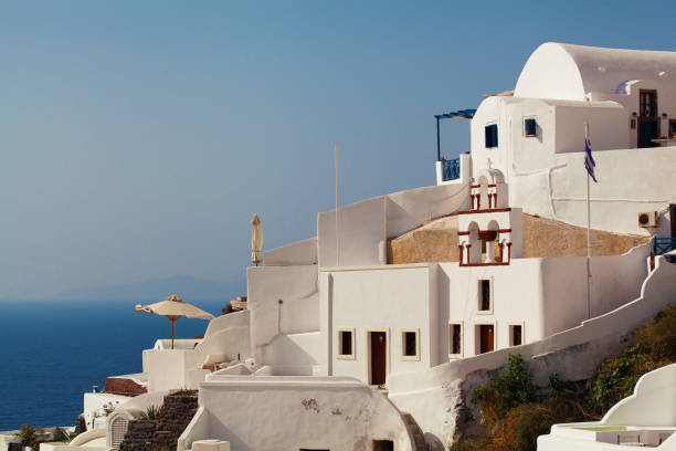 istock Panoramic view of Santorini, Greece 1280614487