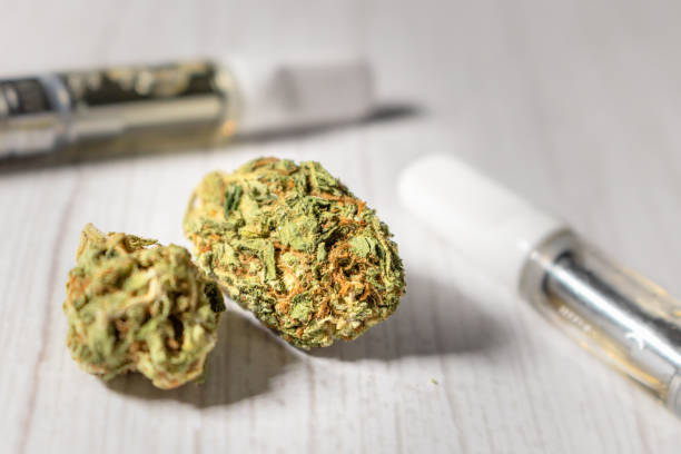 istock cannabis vape pen with cannabis flower 1280614636