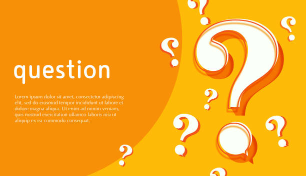 abstraktes hintergrundfragezeichen - question mark stock-grafiken, -clipart, -cartoons und -symbole