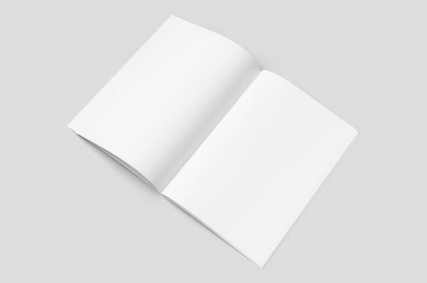 istock A4 portrait magazine, catalog mockup, saddle stitch. 1280622626