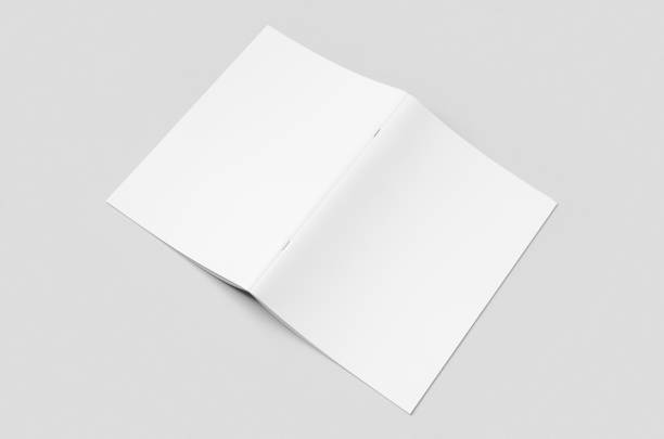 istock A4 portrait magazine, catalog mockup, saddle stitch. 1280622728