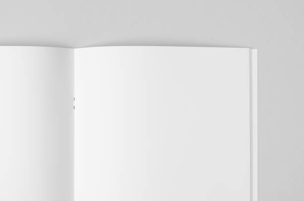 istock A4 portrait magazine, catalog mockup, saddle stitch. 1280622797