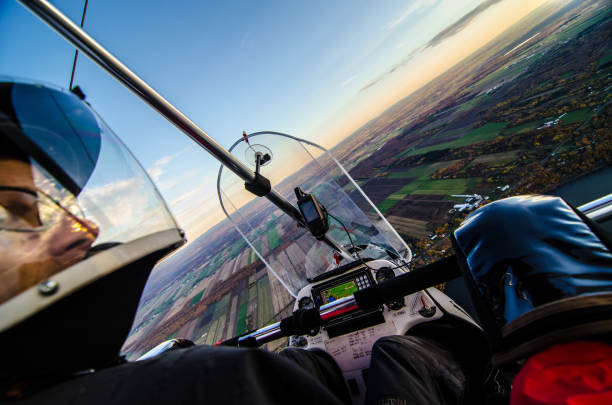 istock Aerial view from ultra light plane 1280629589