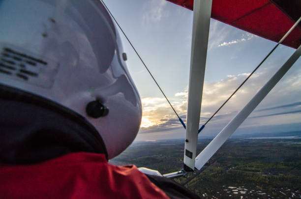 istock Aerial view from ultra light plane 1280631528