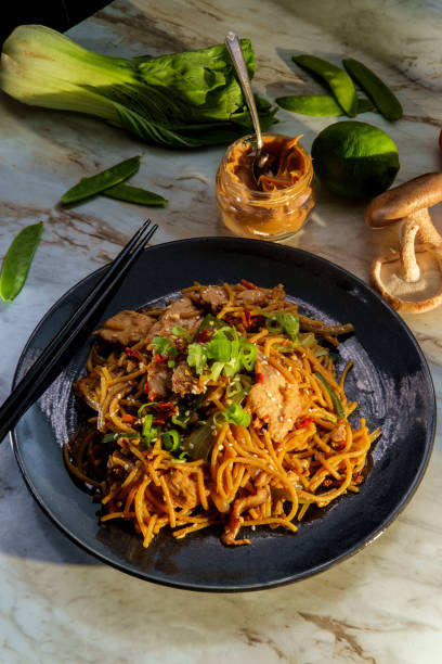 Thai Peanut Butter Lo Mein