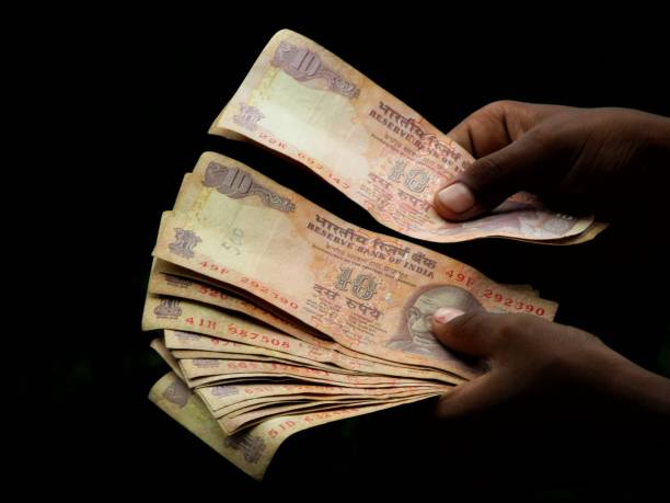 istock Indian rupees , indian 10 rupee currency 1280642052