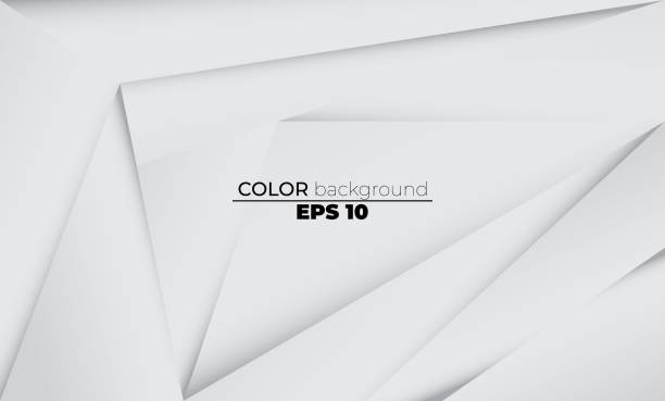 istock Abstract geometric white and gray color Visual Supply Company background for gift card,  Poster on wall poster template,  landing page, ui, ux ,coverbook,  baner, social media posted 1280656314