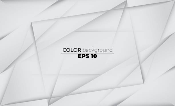 istock Abstract geometric white and gray color Visual Supply Company background for gift card,  Poster on wall poster template,  landing page, ui, ux ,coverbook,  baner, social media posted 1280656361