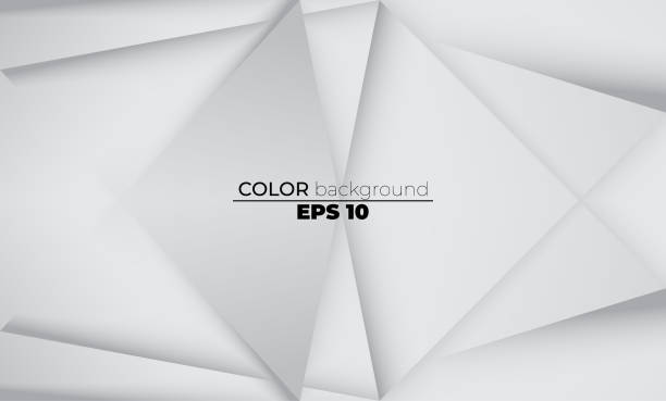 istock Abstract geometric white and gray color Visual Supply Company background for gift card,  Poster on wall poster template,  landing page, ui, ux ,coverbook,  baner, social media posted 1280657159