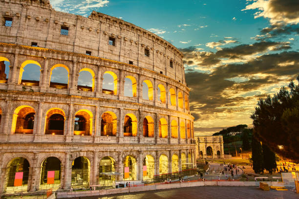 istock Roman Colosseum at Sunset 1280667519