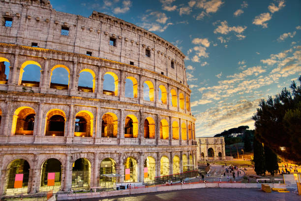 istock Roman Colosseum at Sunset 1280668141
