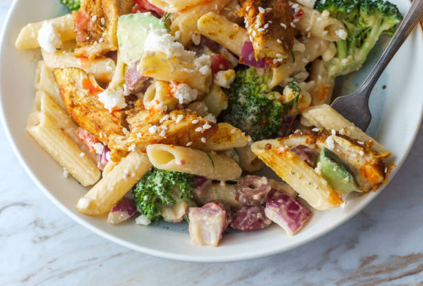 istock Greek Shawarma Pasta Salad 1280668388