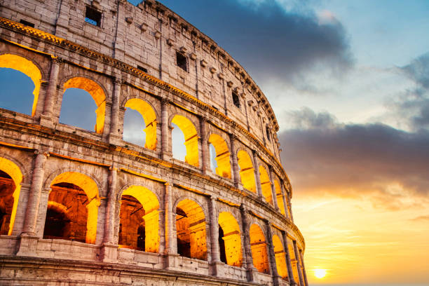 istock Roman Colosseum at Sunset 1280670022