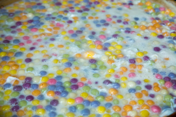 Rice balls in sweet coconut milk