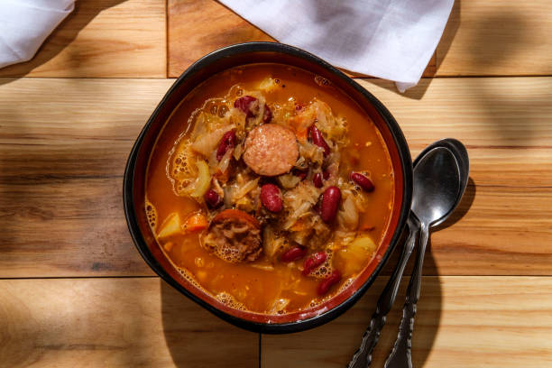istock Polish Sauerkraut Kielbasa Soup 1280676075