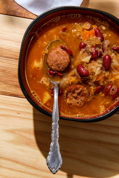 istock Polish Sauerkraut Kielbasa Soup 1280676077