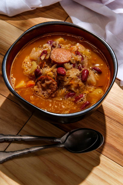 istock Polish Sauerkraut Kielbasa Soup 1280676080