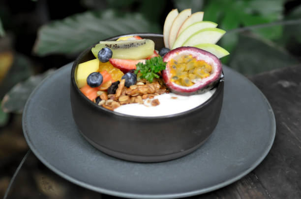 istock smoothie bowl,  yogurt with fruit 1280682974