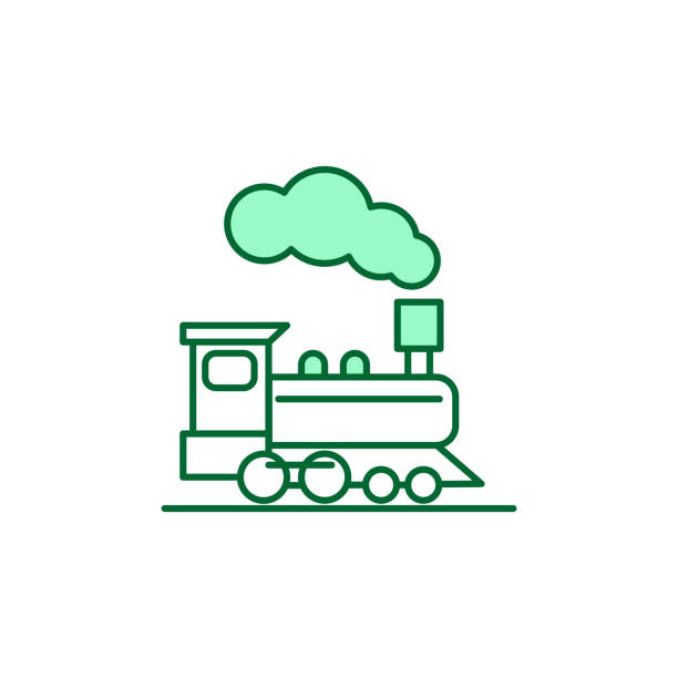 기차 - railway bridge stock illustrations