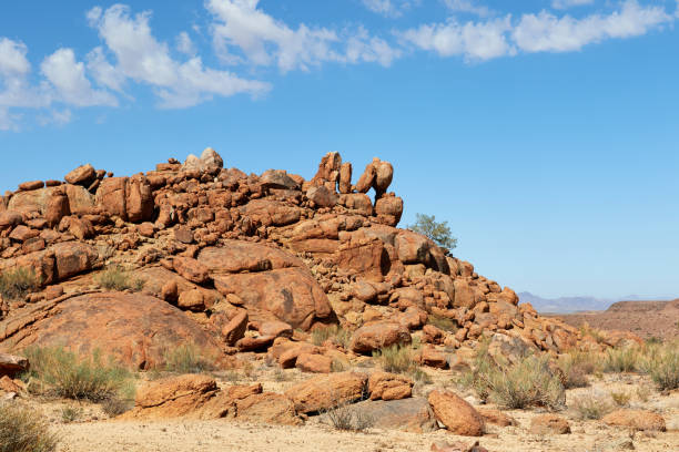 Rocky hills in the Namib desert